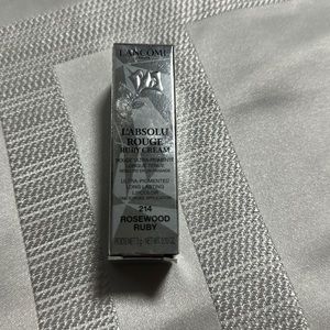 Lancome L'absolu Rouge Ruby Cream lipstick 133 sunrise ruby / 214 Rosewood Ruby